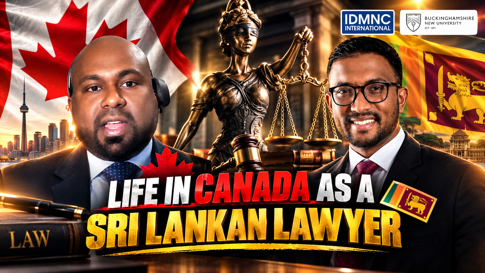 Mayantha hosting a webinar on Life in Canada as a Sri Lankan Lawyer